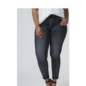 Badass Distressed Grey Jeggings